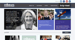 Desktop Screenshot of childrenscommissioner.gov.uk