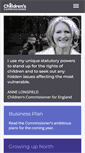 Mobile Screenshot of childrenscommissioner.gov.uk
